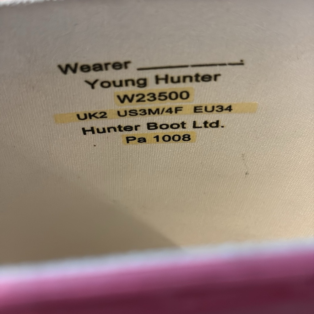 Hunter Pink Rain Boots - Picture 2 of 9